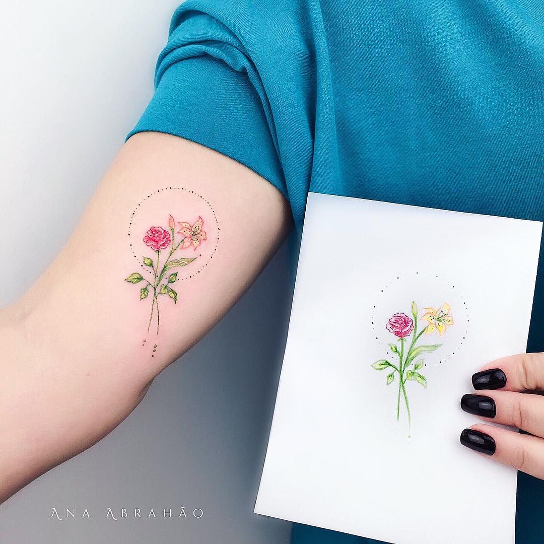 Работа татуировщика Ana Abrahão