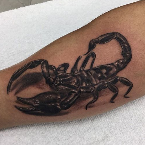 Татуировка знака зодиака Скорпион