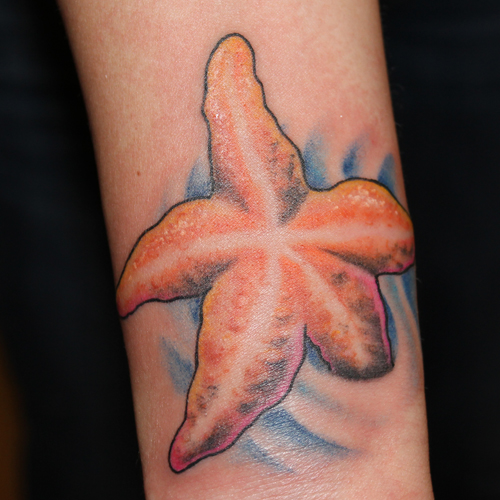 Временная переводная татуировка «Звезда Сириуса» - или неоновая светящаяся тату